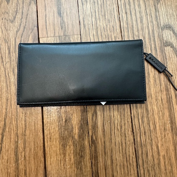 Brahmin Black Soft Leather Card Holder - Picture 1 of 6